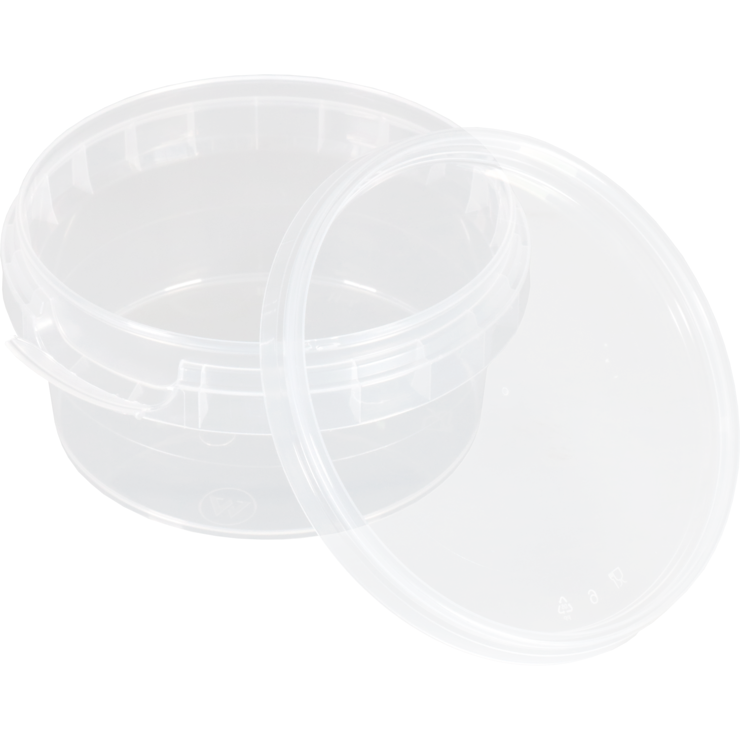 Cup, met deksel, pP, 180ml, Ø 95mm, transparant