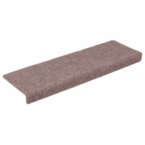 vidaXL Trappematter 15 stk nålestempel 65x21x4 cm kremhvit