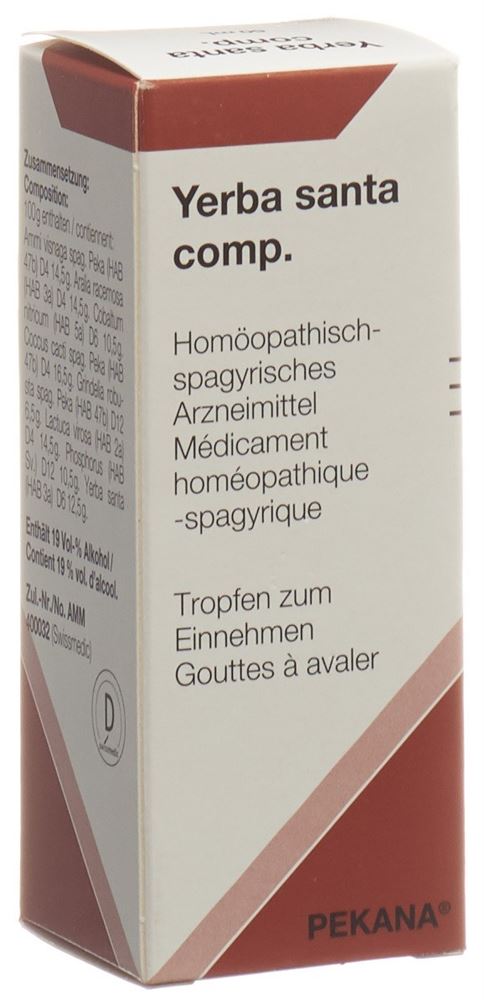 PEKANA Yerba santa compositum<br>50 ml, Flasche, Tropfen, zum Einnehmen