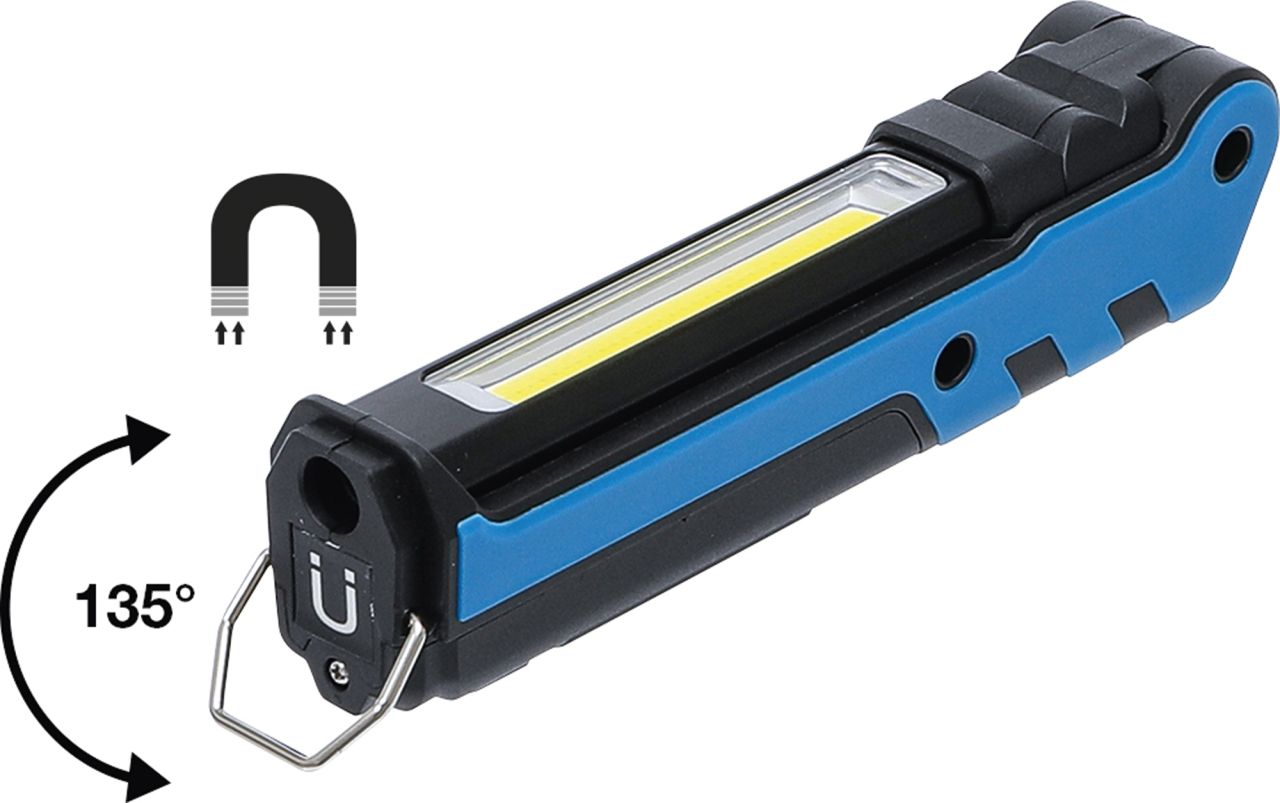 BGS technic COB-LED Akku-Arbeitsleuchte klappbar kaufen | Bike-Discount