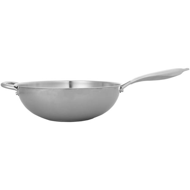 Blokker Wokpan - Ø 30 cm - RVS