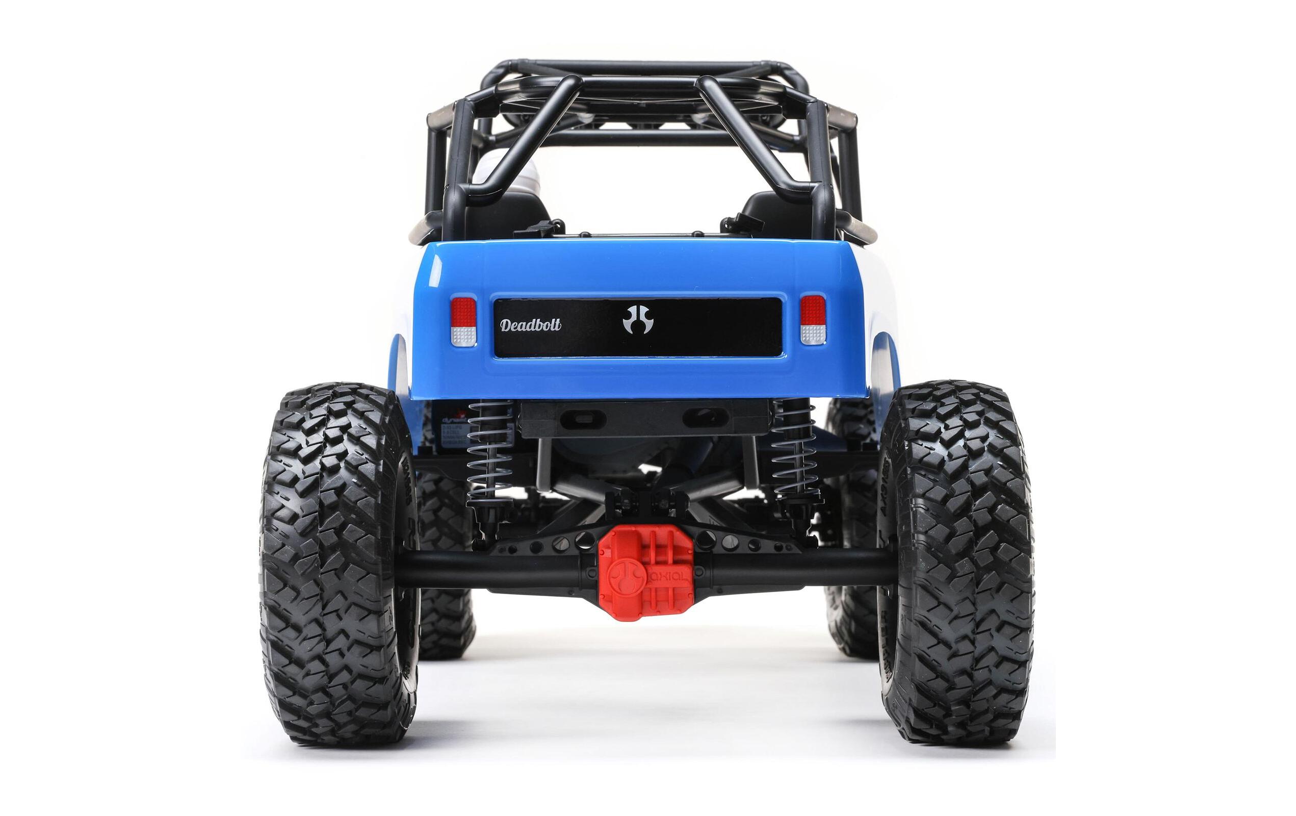 Scale Crawler SCX10 II Deadbolt, Blau ARTR, 1:10<br>Rock Crawler auf bewährtem SCX10 II Chassis mit Spektrum Technik