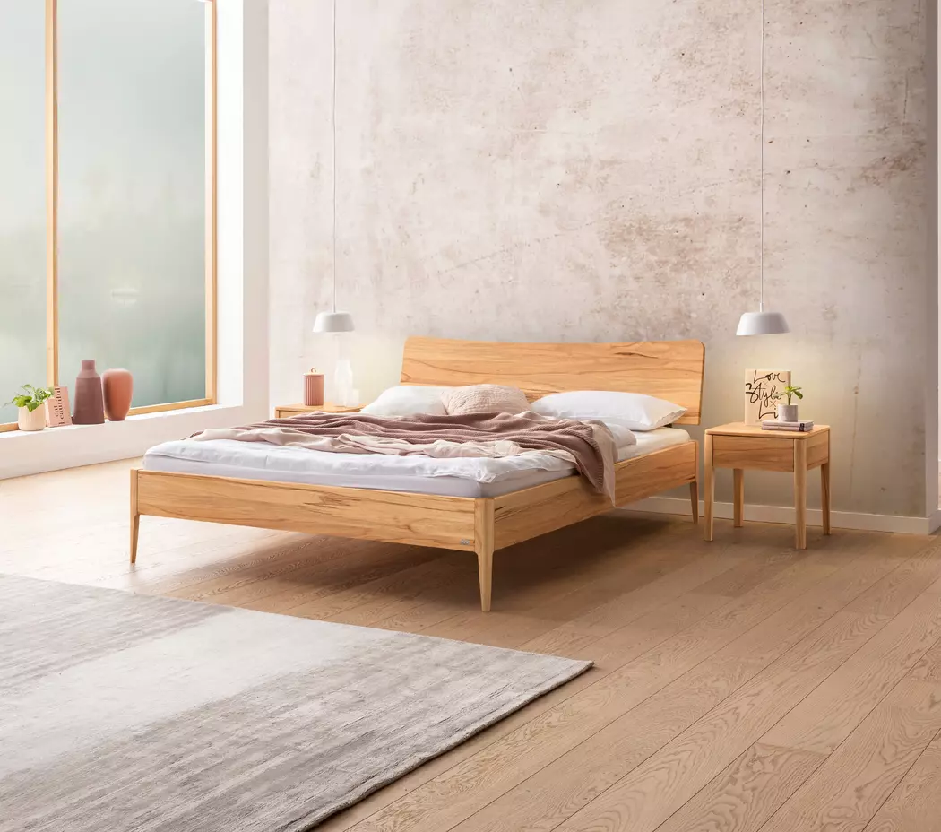 Massivholzbett Lounge 140 x 200 cm