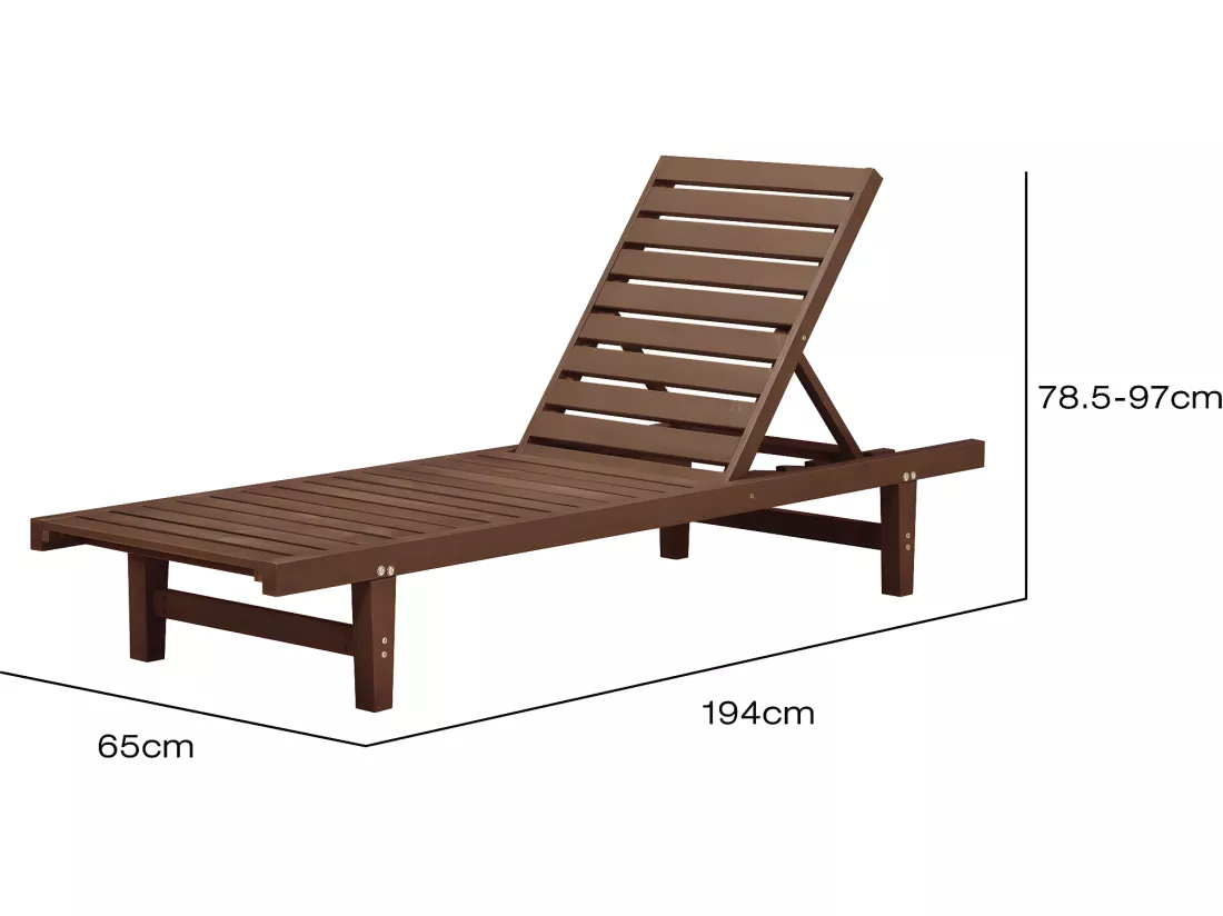 Bain de Soleil en bois 
