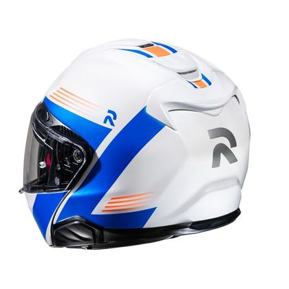 Casque Hjc RPHA91 - ABBES - Bleu / Orange