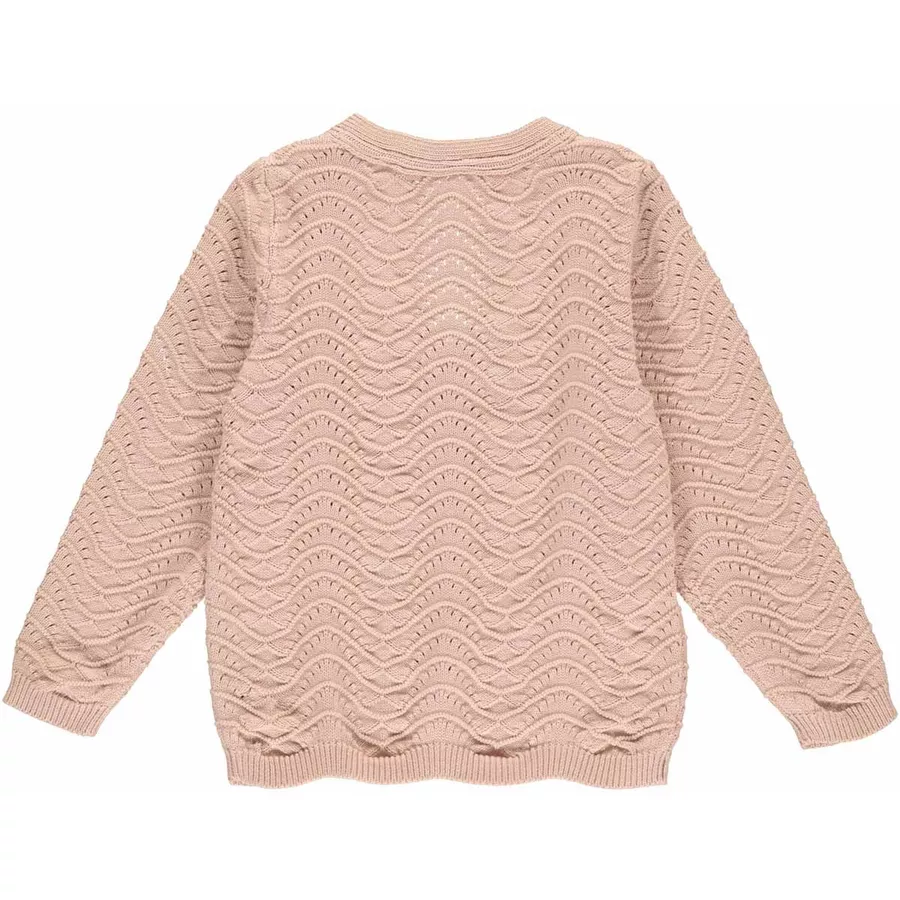 Müsli Strickjacke rose
