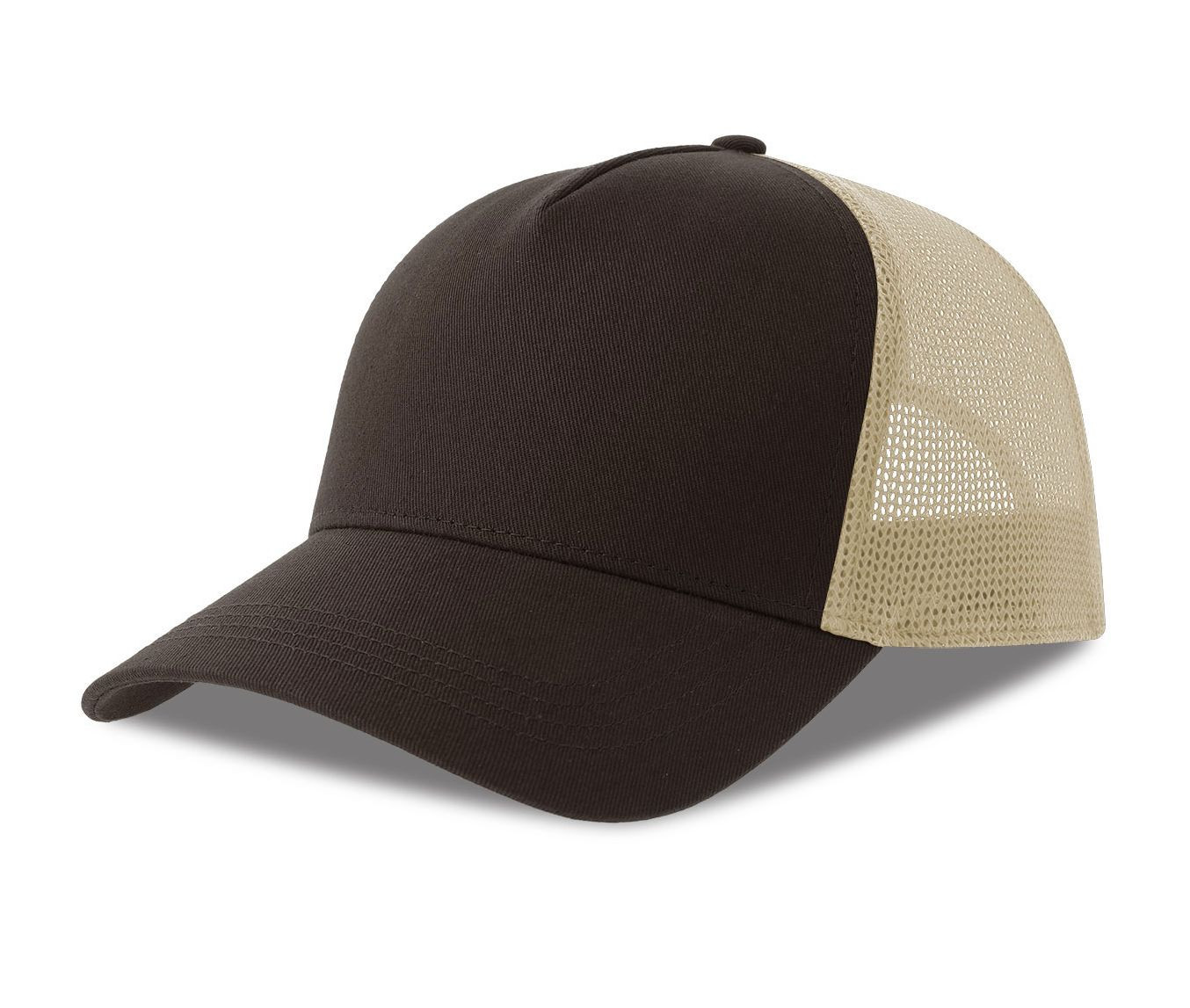 ATLANTIS HEADWEAR AT228 - Casquette 5 pans style trucker en coton