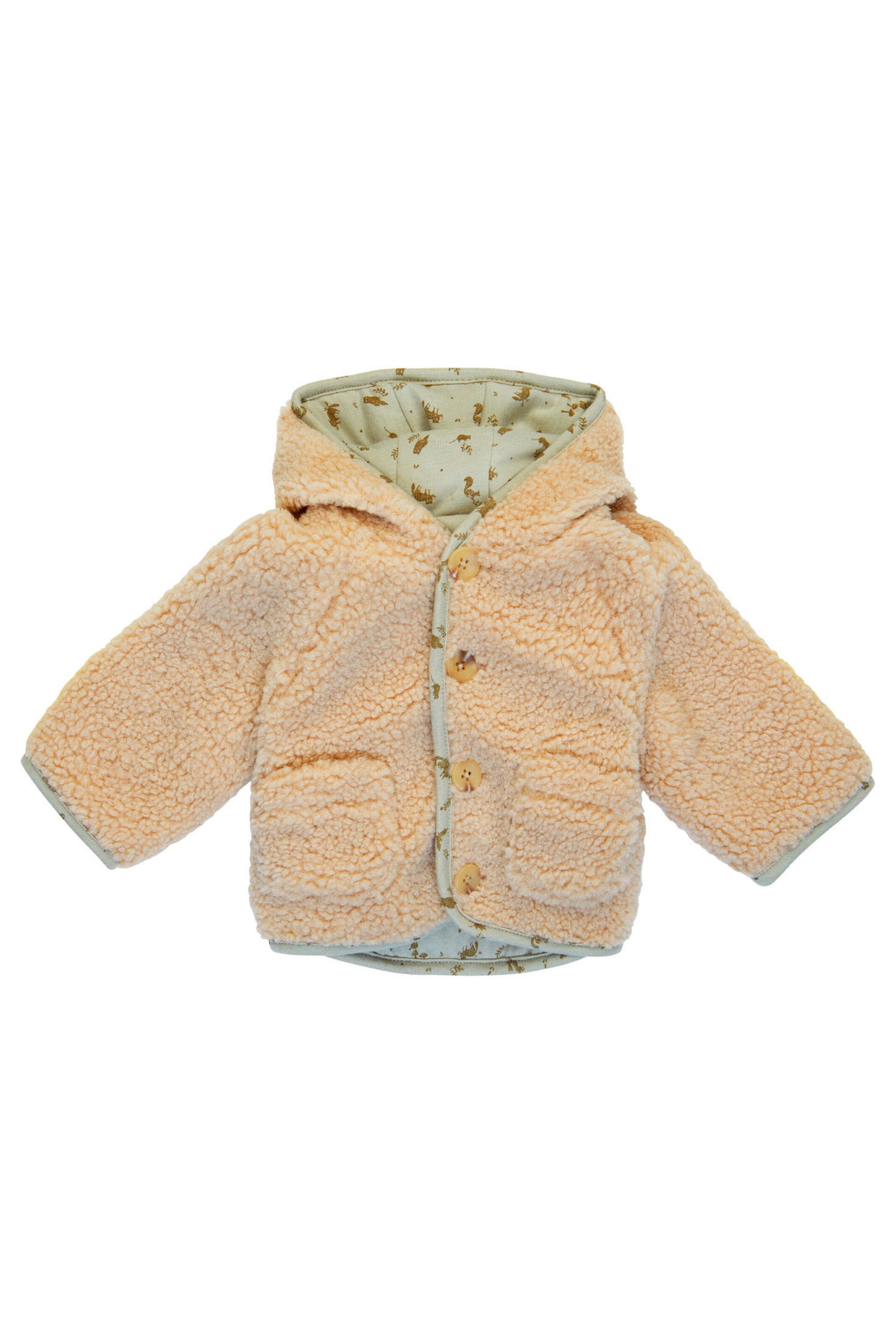 Noppies Baby Jacke Gelves - Reversible Butter Cream