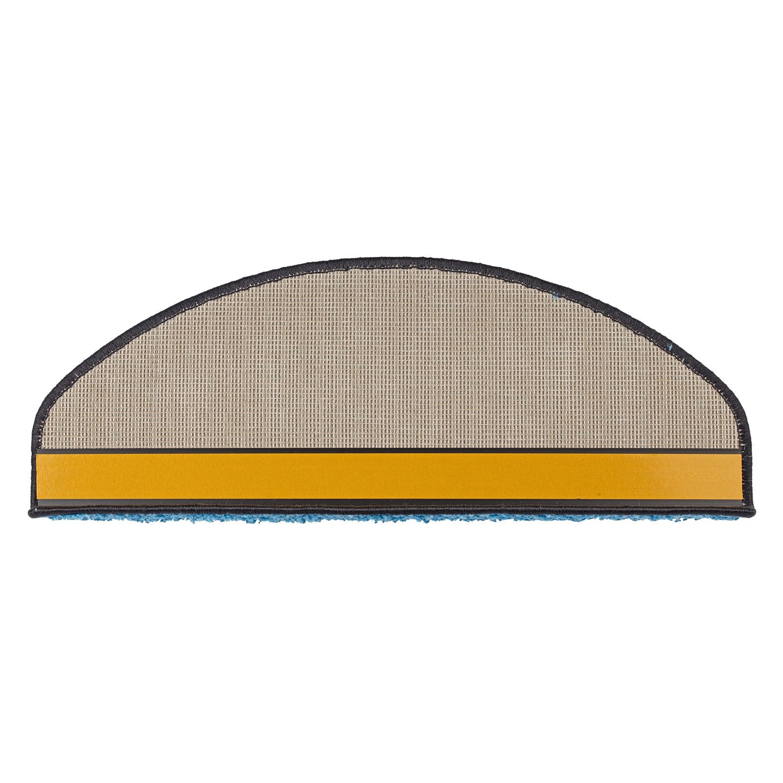 Karat Shaggy Stufenmatte | Sphinx | Hellblau | Halbrund