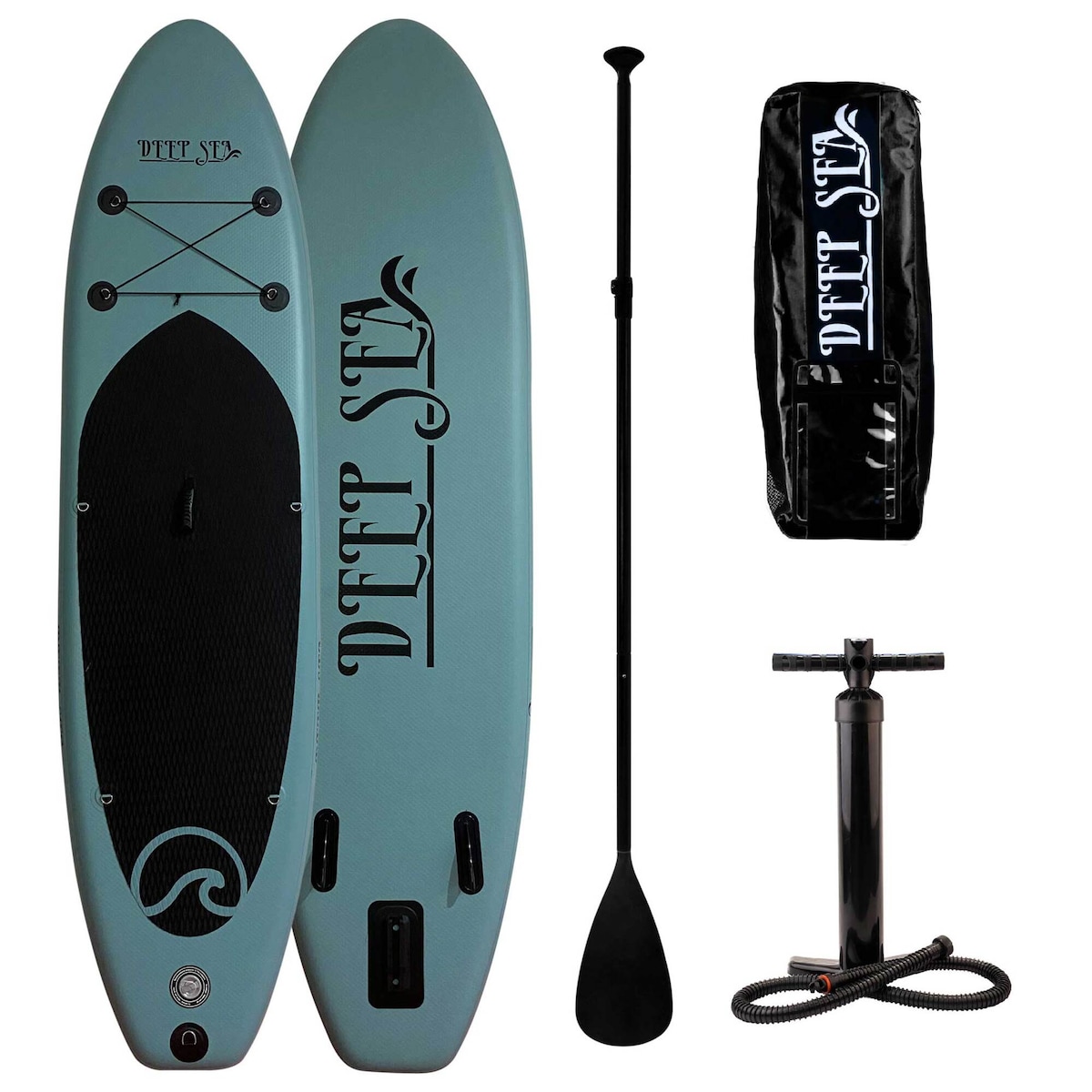 Deep Sea SUP Brett Sett Pro 300cm, Blå