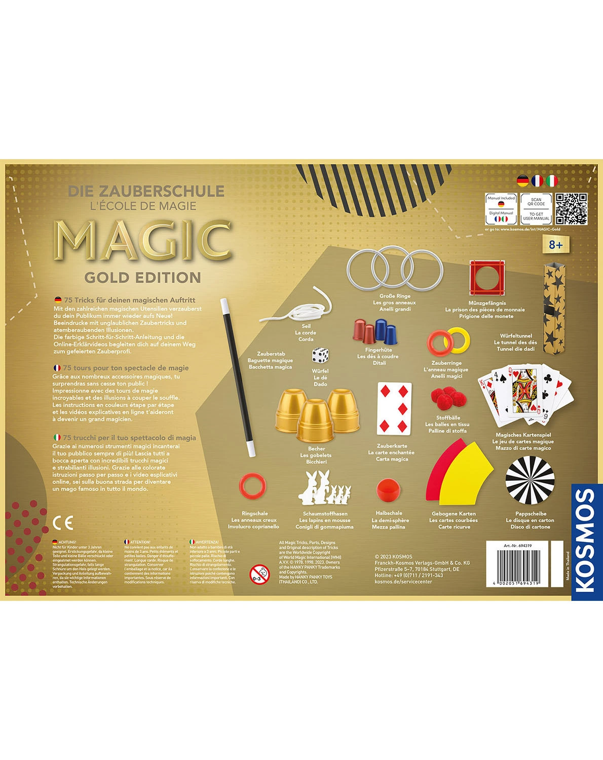 Zauberkasten DIE ZAUBERSCHULE MAGIC - GOLD EDITION