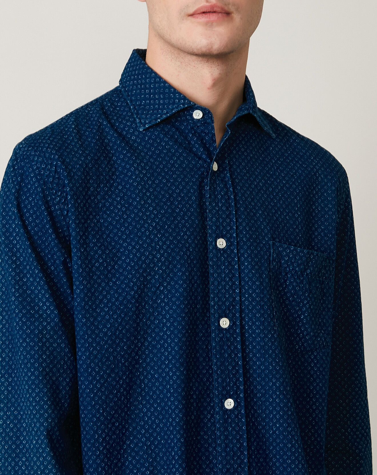 Hartford Chemise regular Paul indigo