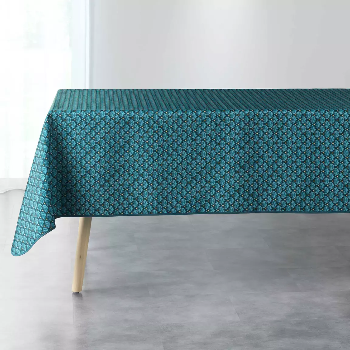 Nappe rectangulaire anti tache (150 x 240 cm) Artchic Bleue