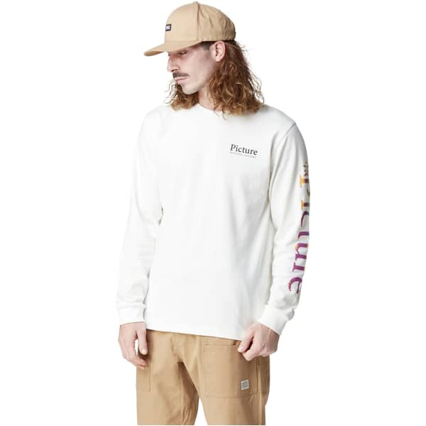 T-shirt PICTURE DEWATTO LS TEE WHITE