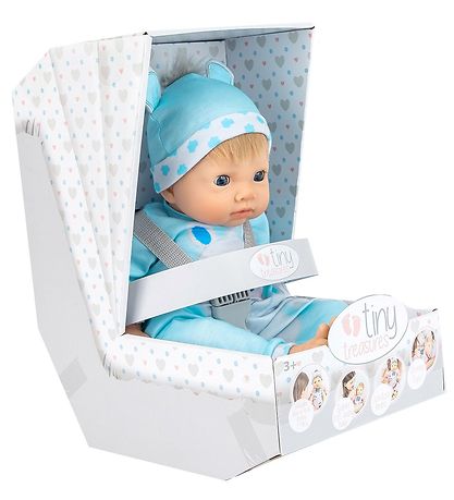 Tiny Treasures Dukke m. Blond H?r - Hippo Outfit