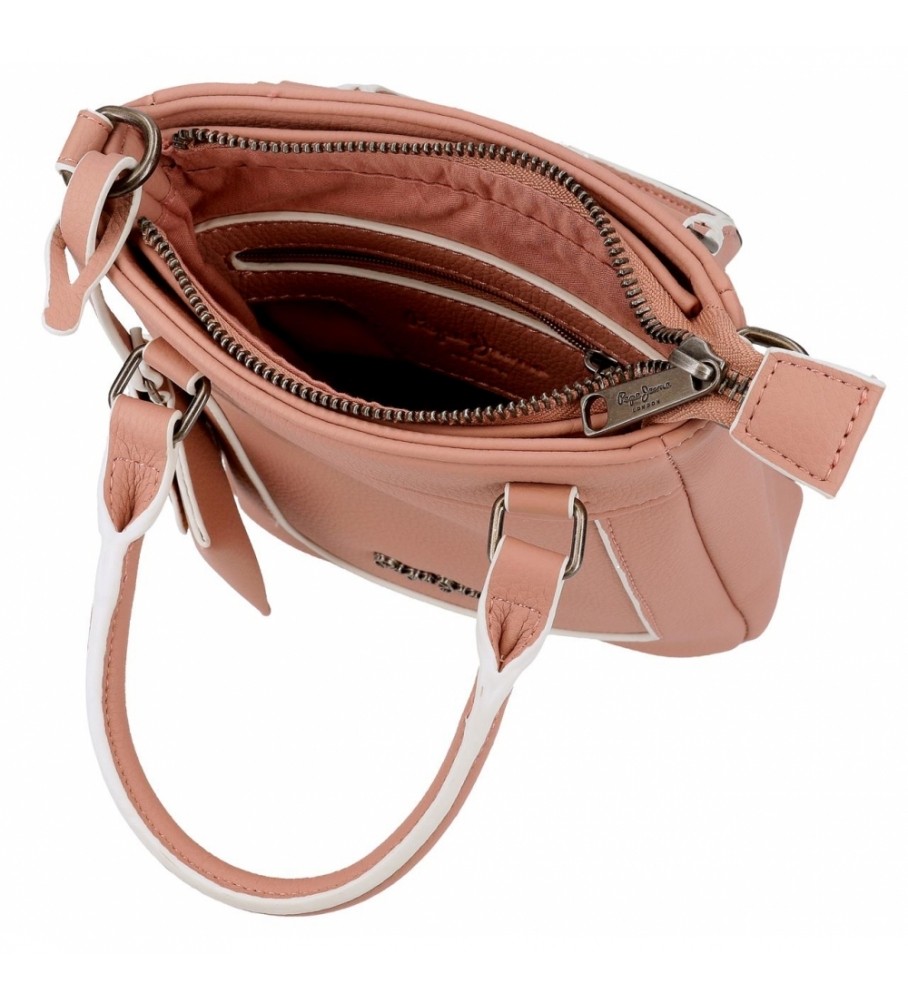 Bolsa de ombro Pepe Jeans Jeny rosa - 15x17,5x5cm -