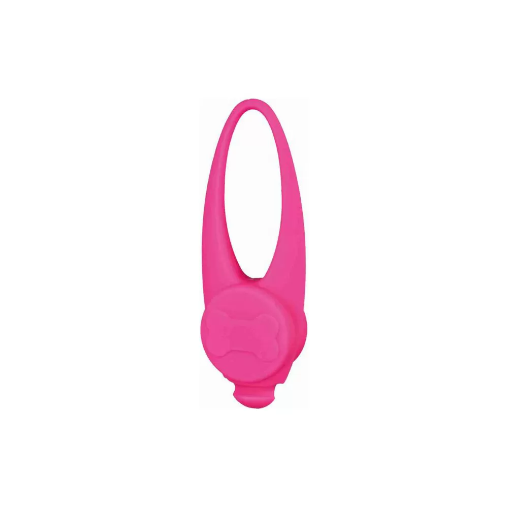 Trixie lygte til hunde i silikone, 8 cm. - assorteret farver
