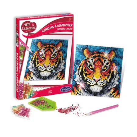 Sentosphere Strassstein-Bild Tiger