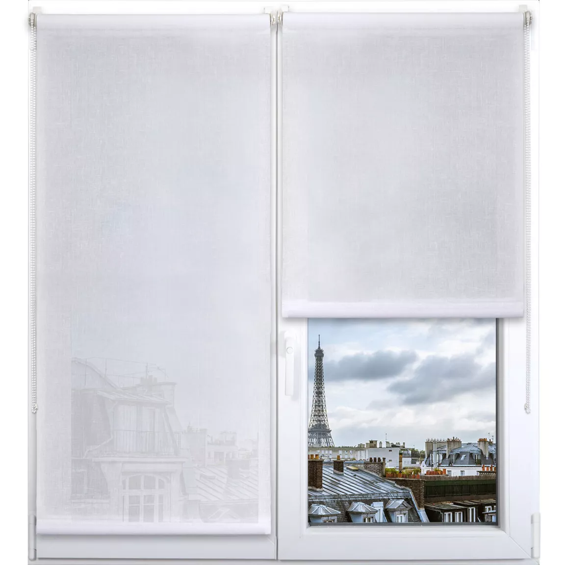 Store enrouleur tamisant (45 x 180 cm) Pure Blanc