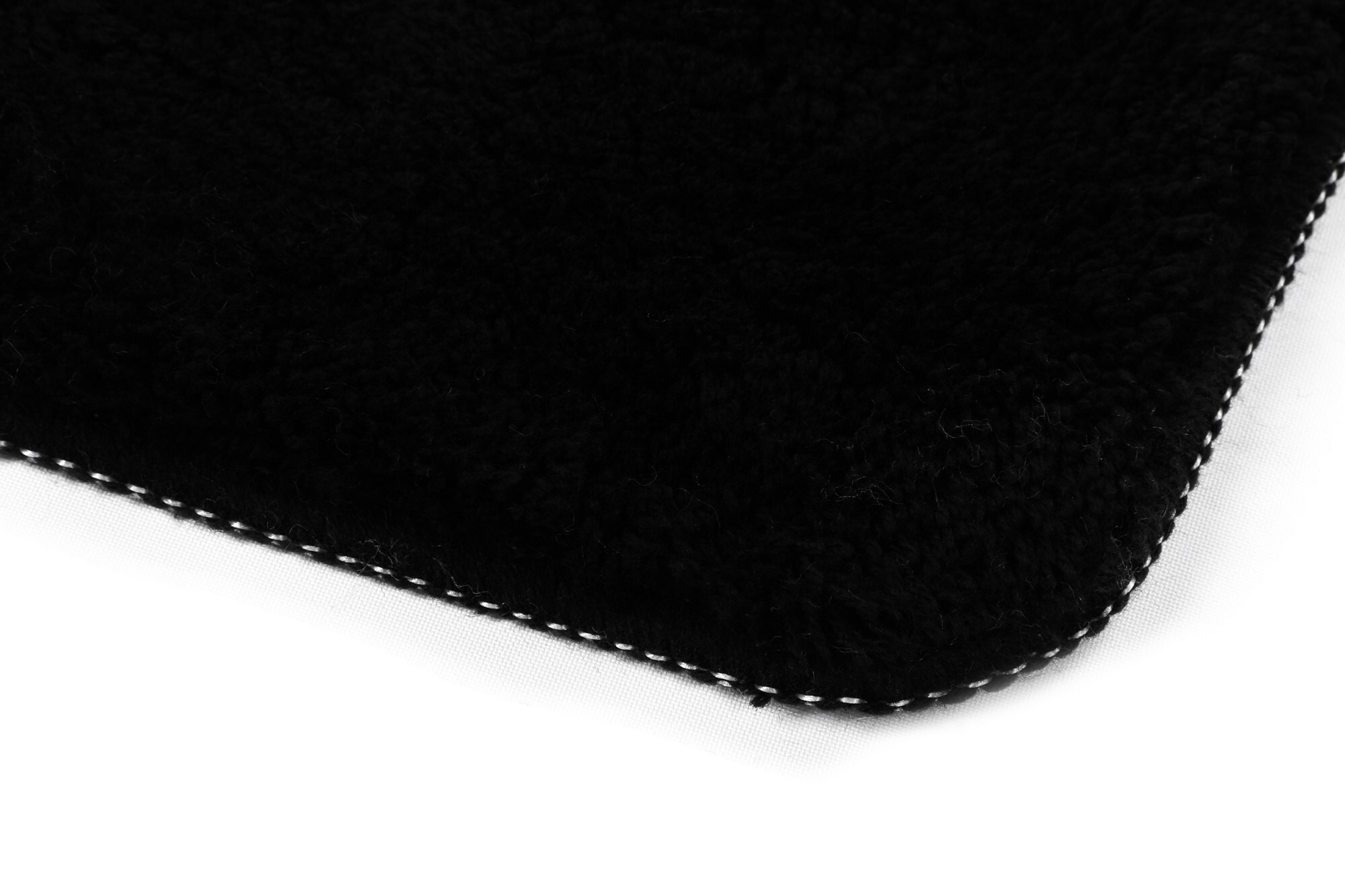 Homtex Acryl-Badematten-Set, schwarz, rutschfest, 40x60 cm, 50x60 cm, 60x100 cm