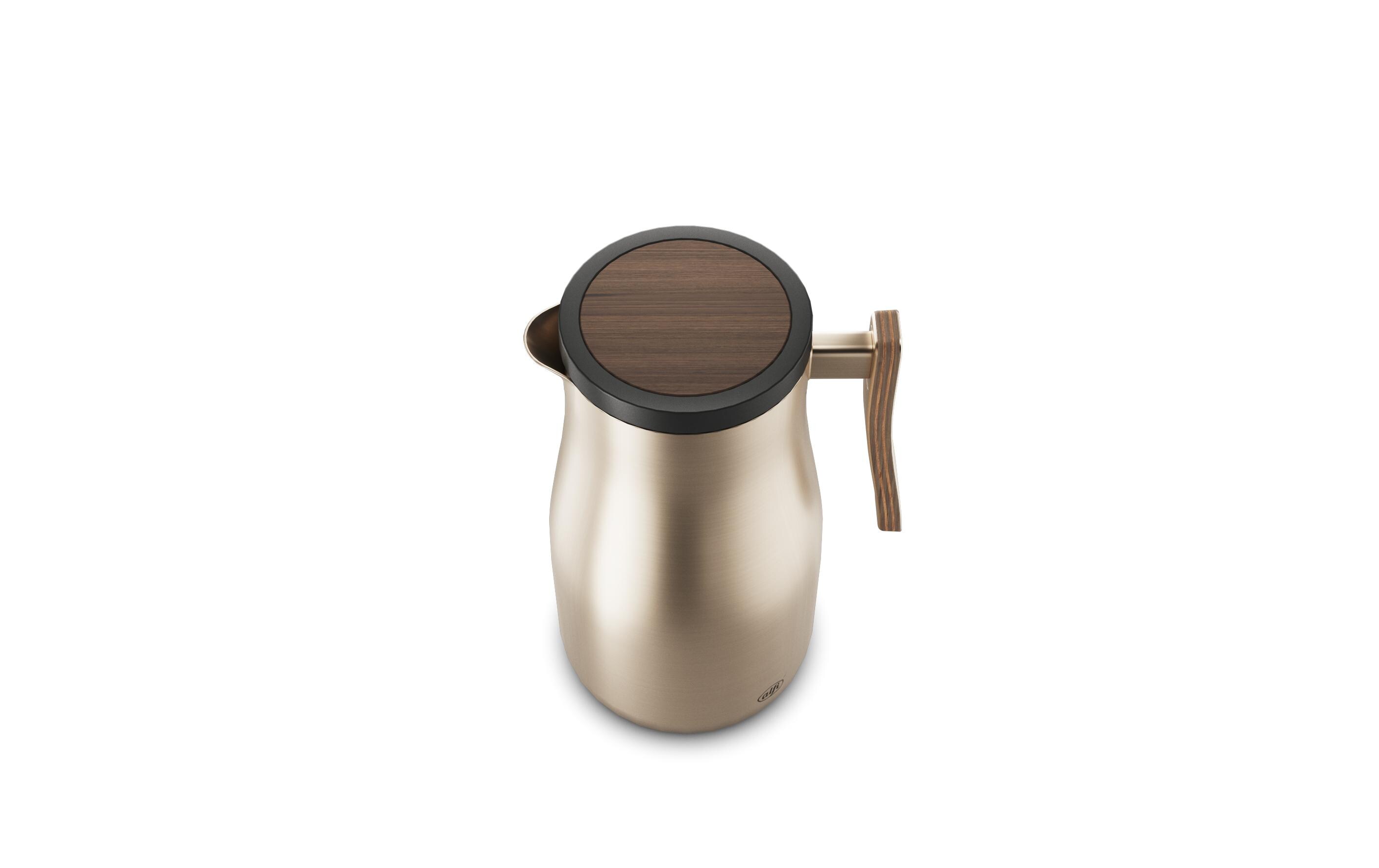 Thermoskanne Studio Allure 1000 ml, GoldKaraffe aus Edelstahl