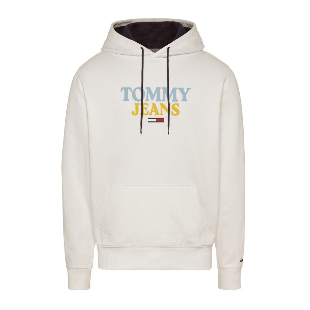 Tommy Hilfiger Sweat à capuche Ecru Homme Tommy Jeans Entry