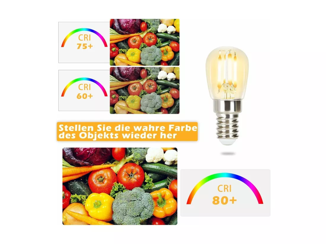 NETTLIFE Lot de 10 ampoules LED E14 ST25 blanc 2700K chaud ampoules 4W de remplacement pour lampe vintage 40W rétro en verre nostalgique à filament