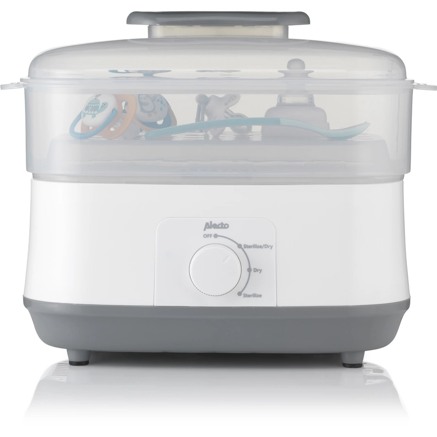 Alecto® Dampfsterilisator mit Trockenfunktion, weiß