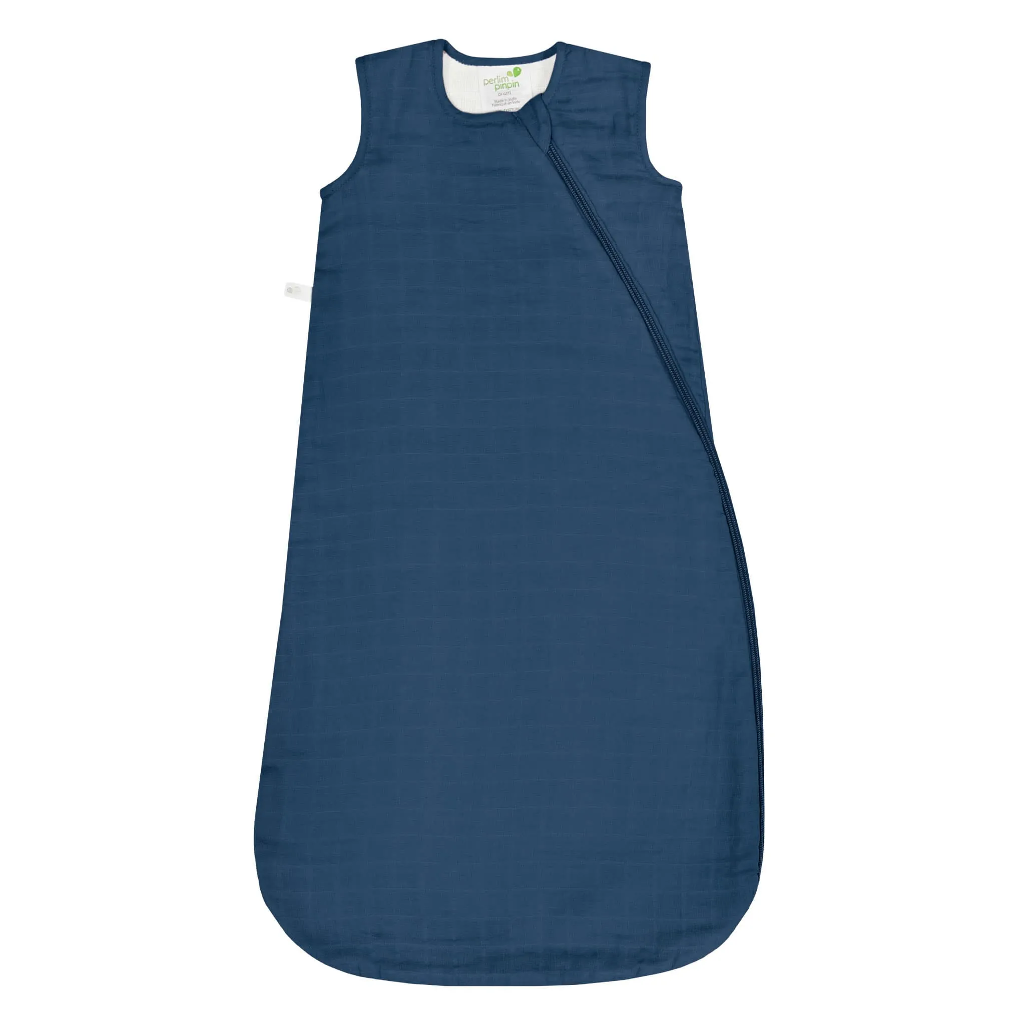 Perlimpinpin Sac de Nuit Mousseline Coton 4 Épaisseurs 0-36mois - Marine