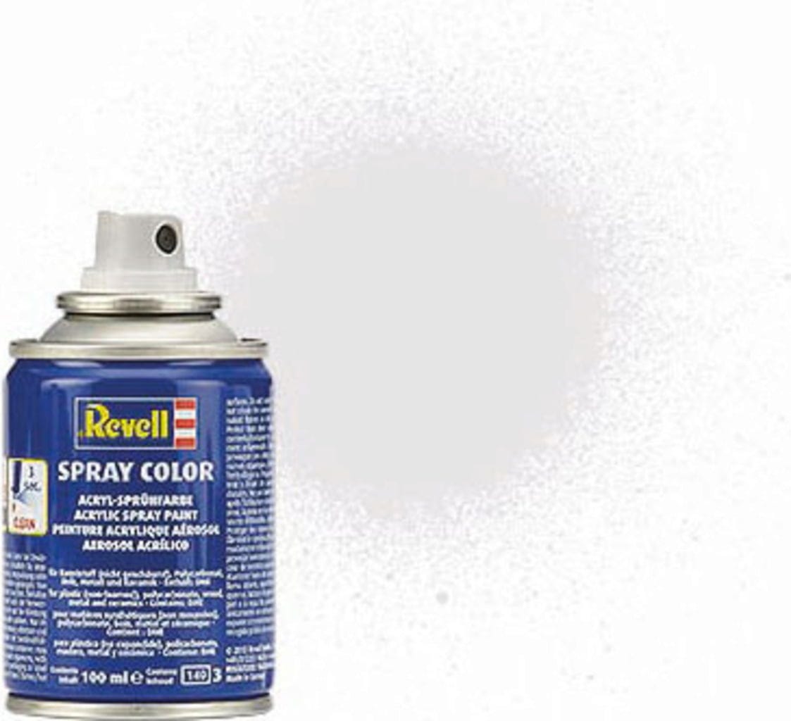 Revell  Spray farblos, matt, 100 ml    Sprühlack für viele verschiedene Materialien