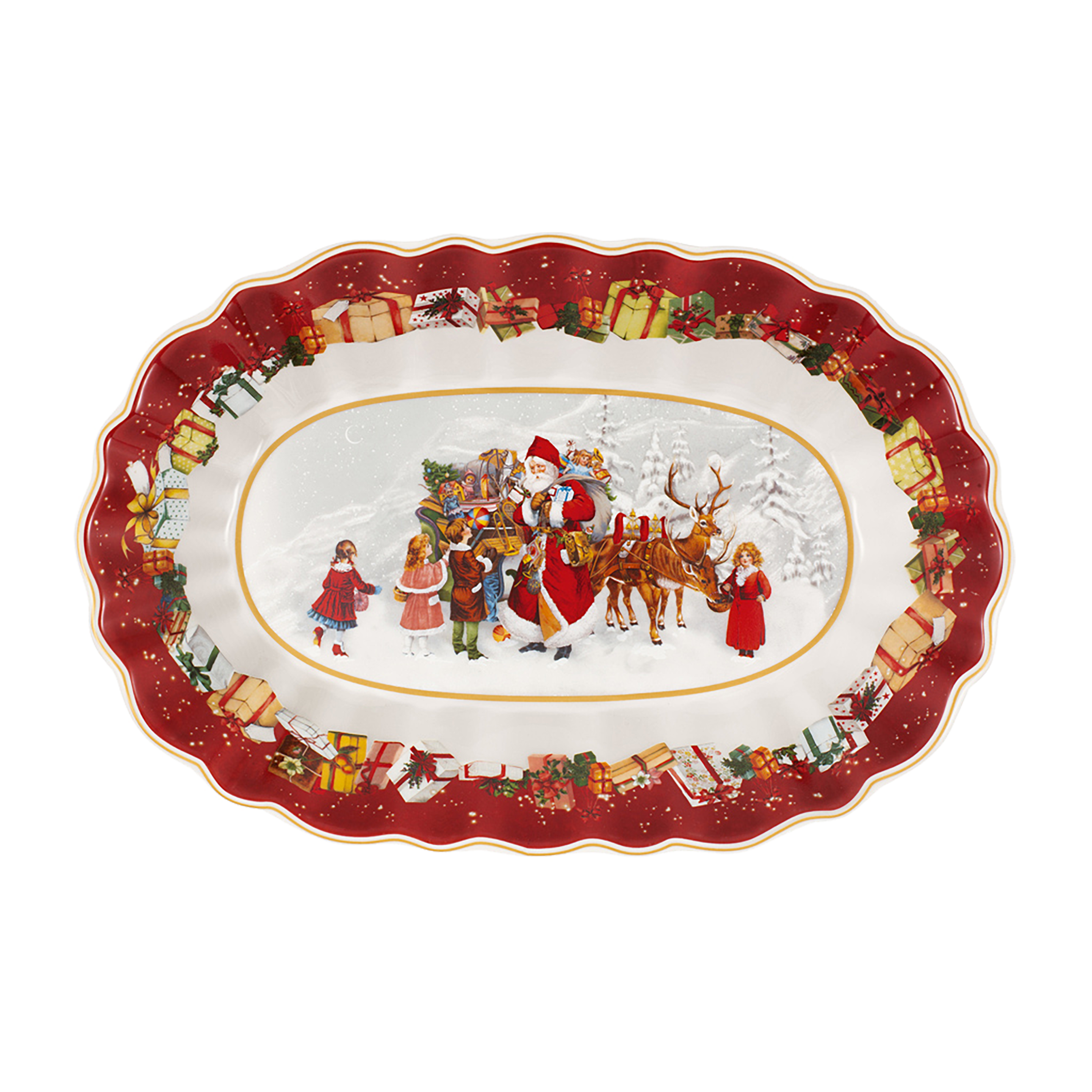 Toy's Fantasy Centerpiece bowl Multi-colored, 14.6 oz, Premium Porcelain