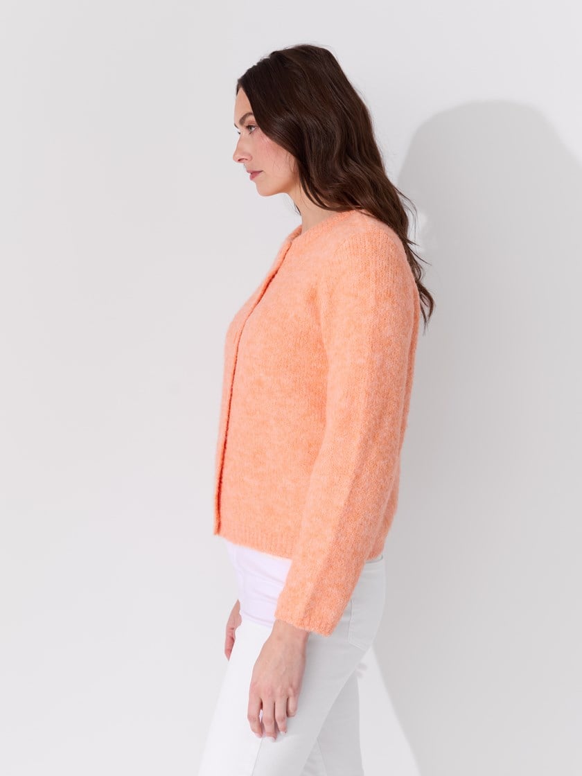 Kallie cardigan Papaya Punch