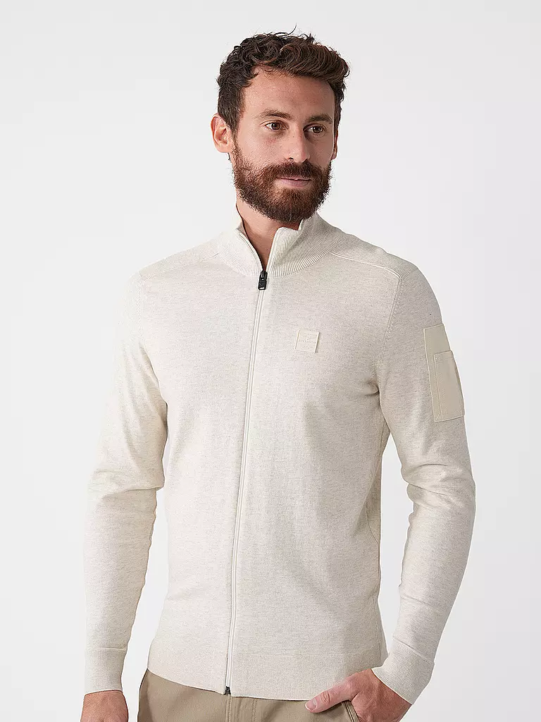 PME LEGEND Strickjacke  creme