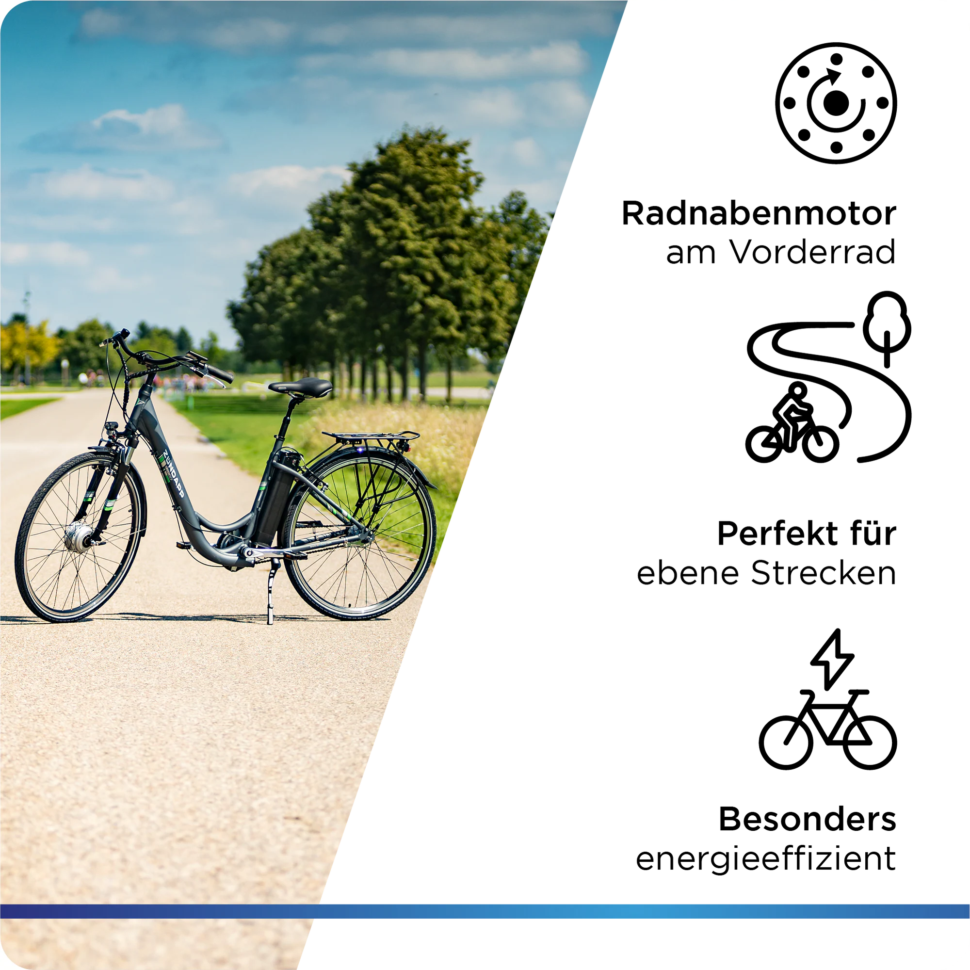 Zündapp Green 2.7 E Bike Damenfahrrad 28 Zoll 150 - 175 cm mit 3 Gang Nabenschaltung und Rücktritt