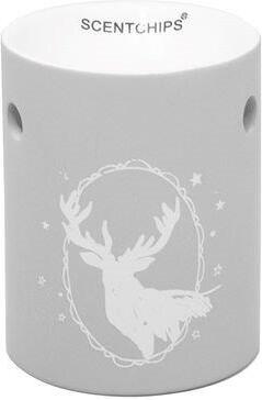 ScentChips geurbrander Xmas Rendier grijs 9 x 9 x 11 cm