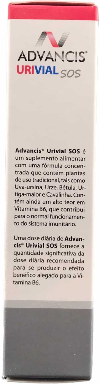Advancis Urival SOS 15 frascos