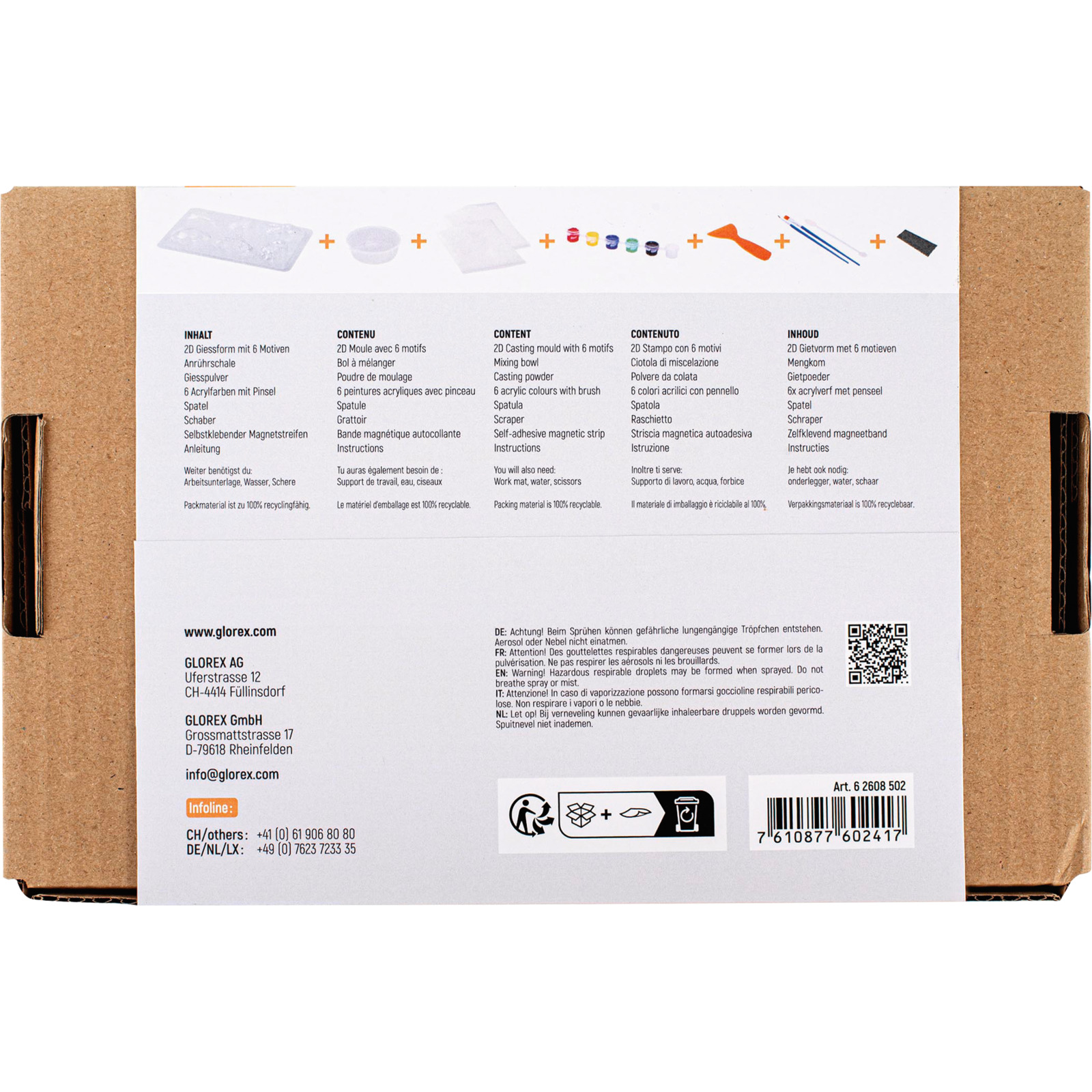 Glorex Giess-Set Baufahrzeuge