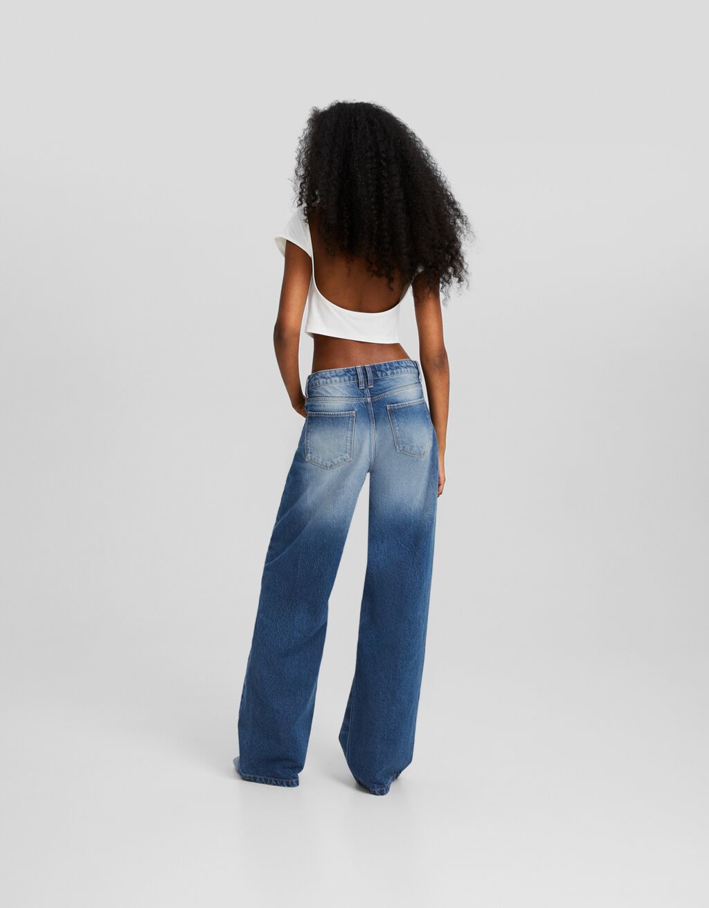 calças jeans largas