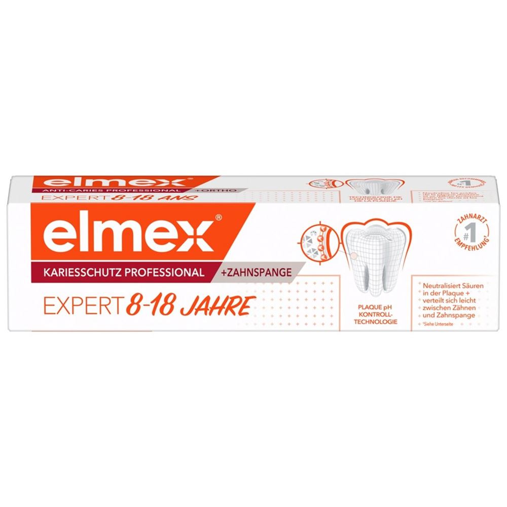 ELMEX KARIESSCHUTZ PROFESSIONAL ORTHO Paste Zahnpasta Tb 75 ml