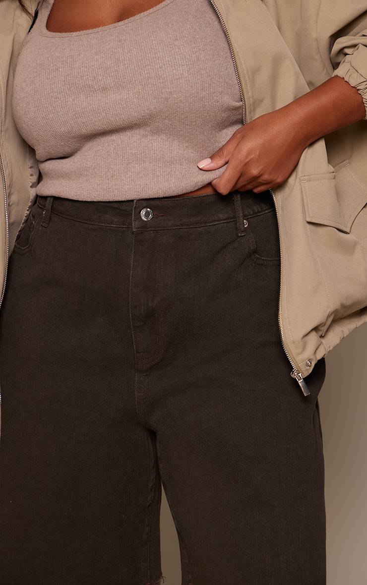 Chocolat Short En Jean Long Taille Basse Plus