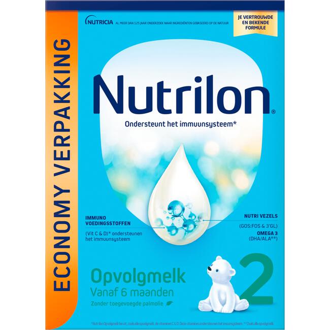 Nutrilon 2 Opvolgmelk Flesvoeding 6-12 Maanden 600 GR