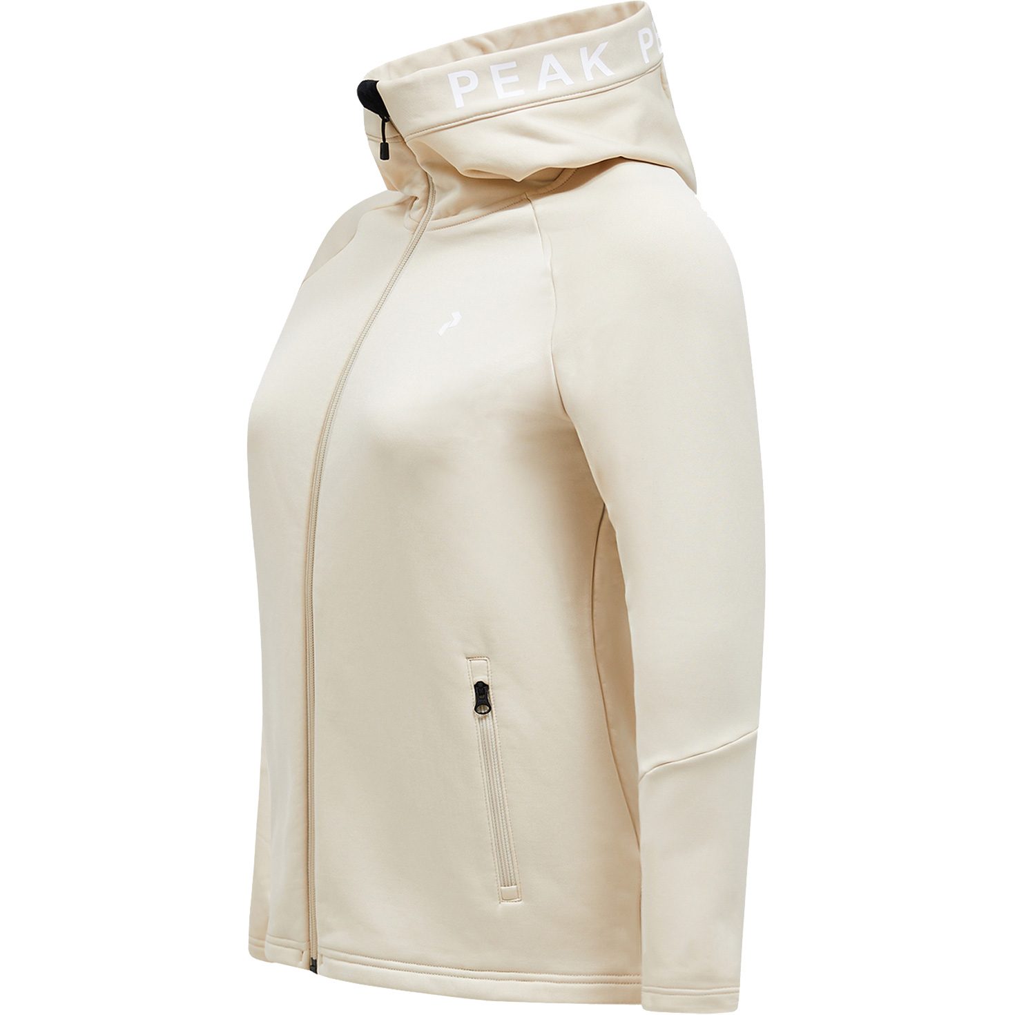 Peak Performance Rider Zip Hood Midlayer-Jacke Damen sand fog