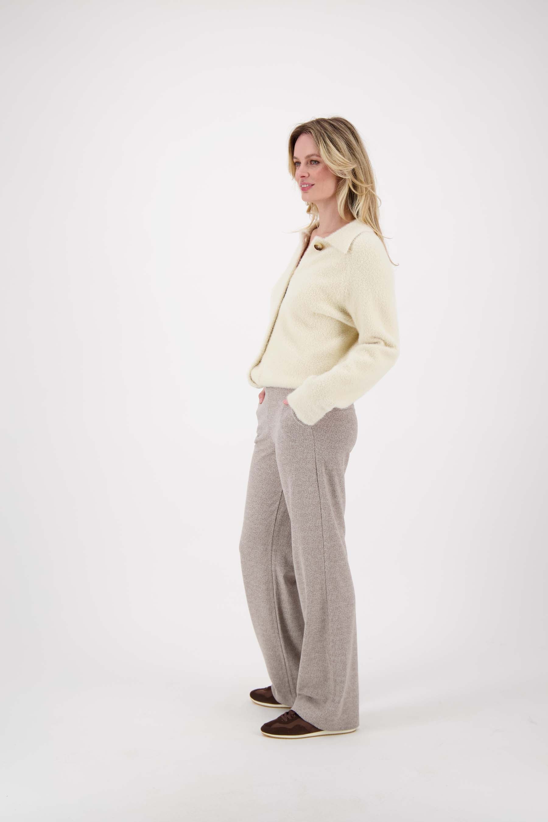 jacquard broek twee kleurig