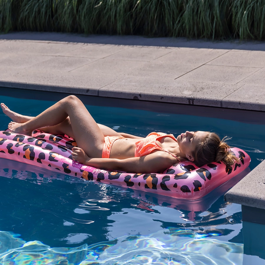 Swim Essentials Luxus-Wasserbett Panther Print