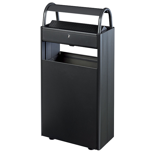 Bornes cendrier 12 L et corbeille 60 L Rossignol gris manganèse