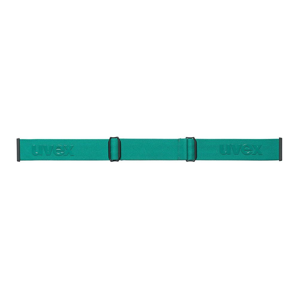 Uvex EPIC ATTRACT - Masque ski + écran supplémentaire white mat/mirror green