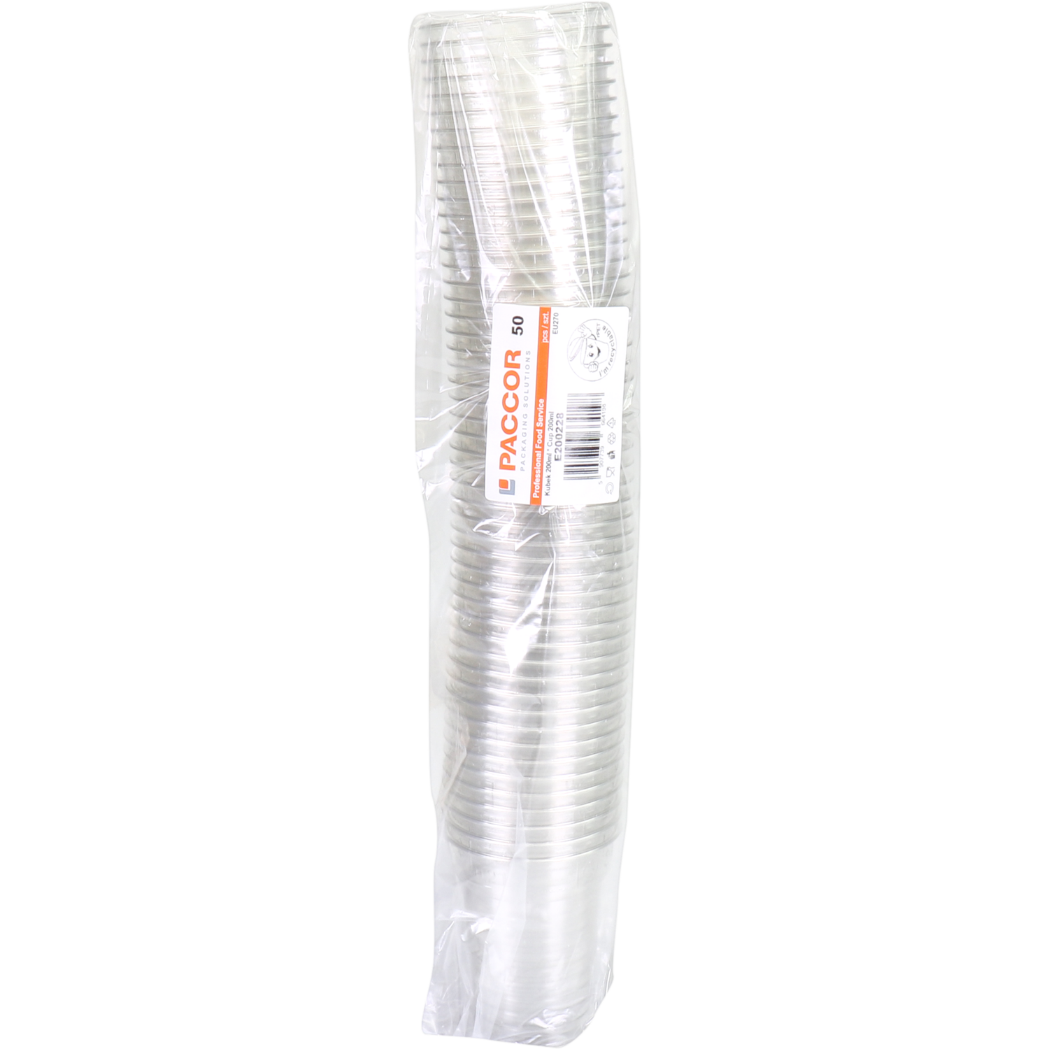 Glas, limonadeglas, gerecycled PET, 200ml, transparant