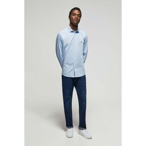 Polo Club - RIGBY GO SHIRT SLIM POPLIN Azul