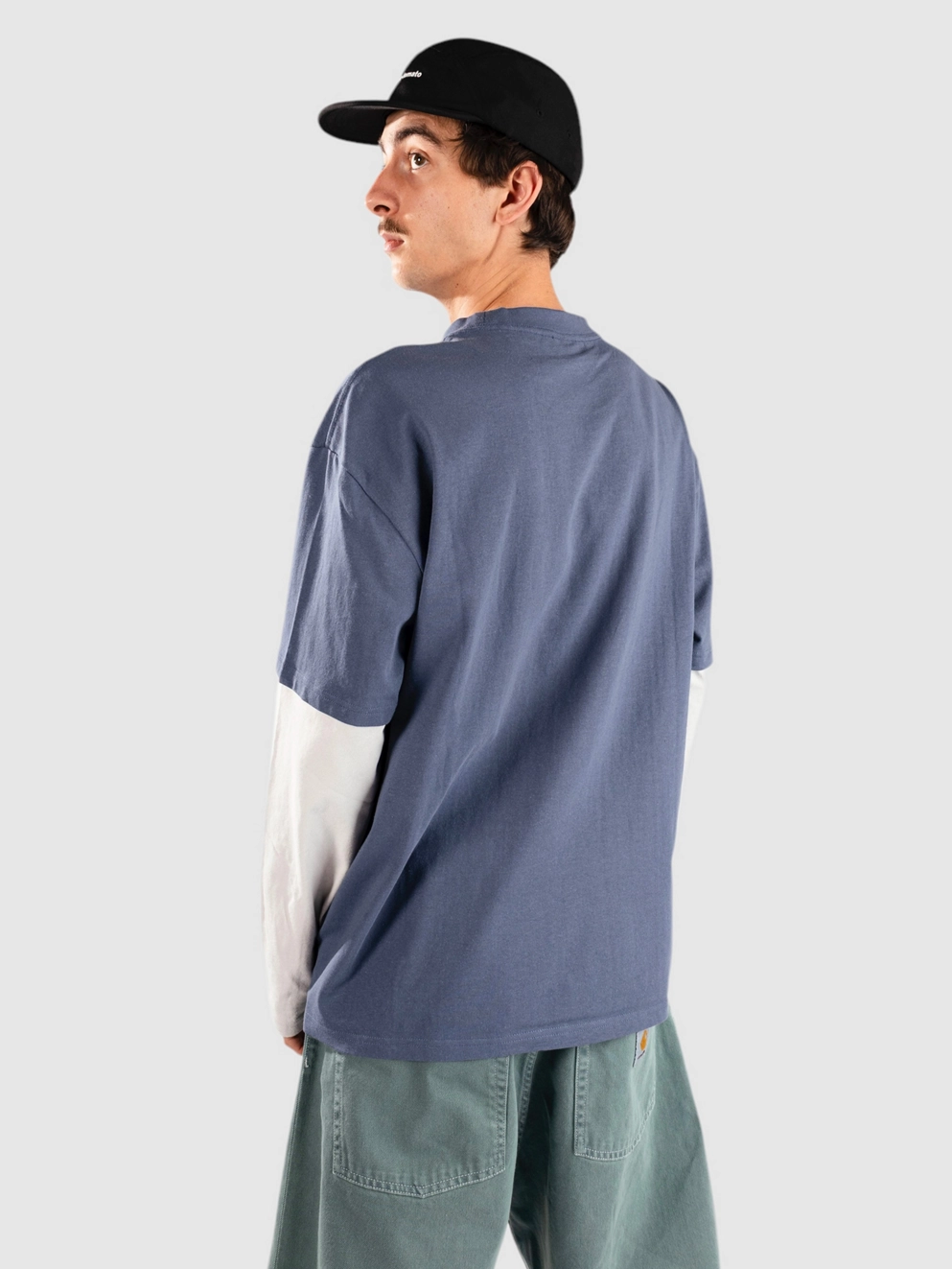 Quiksilver Mercury Layer Long Sleeve T-Shirt vintage indigo