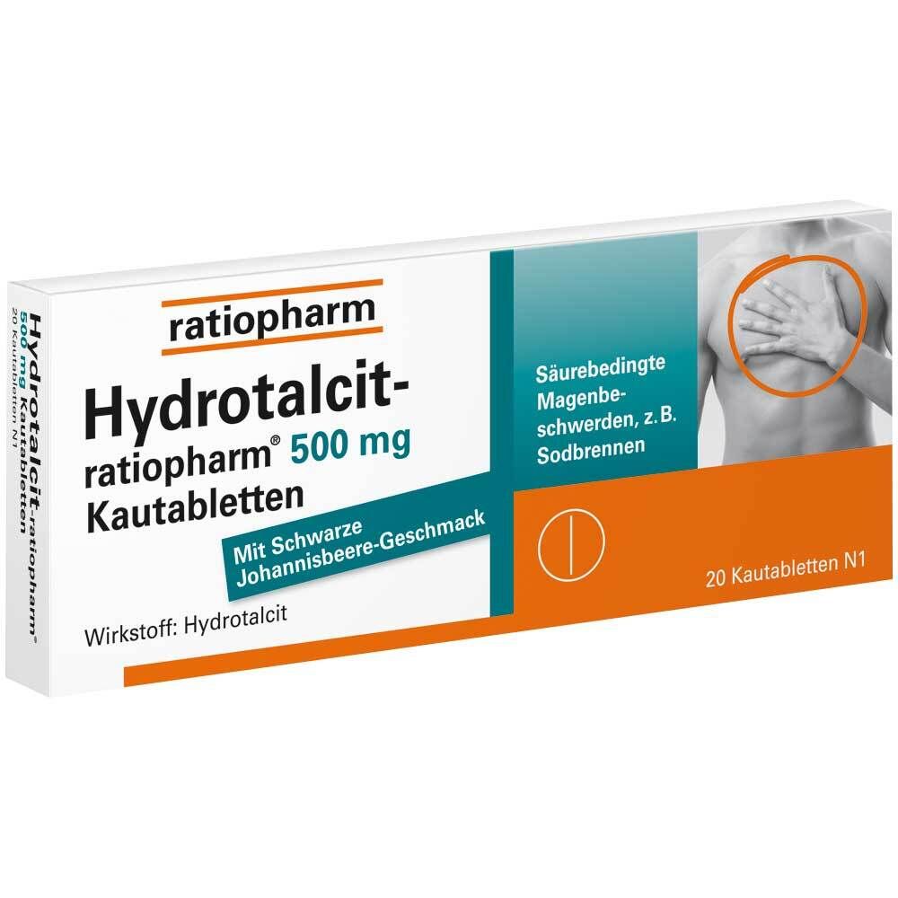 Hydrotalcit-ratiopharm® 500 mg Kautabletten